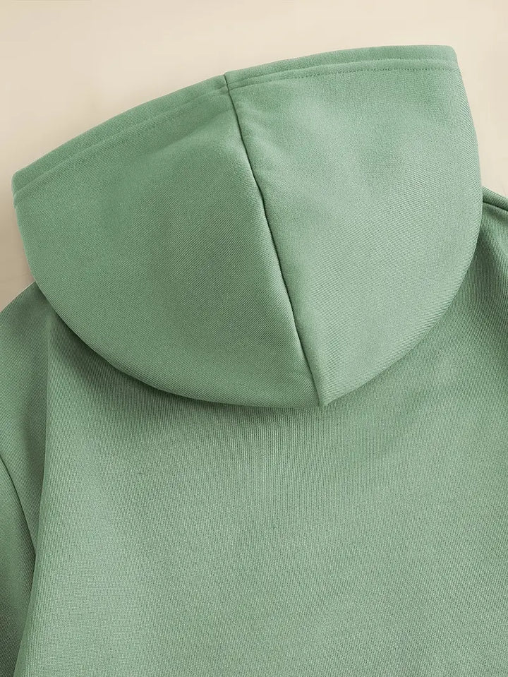 Jayasuriya – Kényelmes Kapucnis Pulóver Jellegzetes Nyomtatással