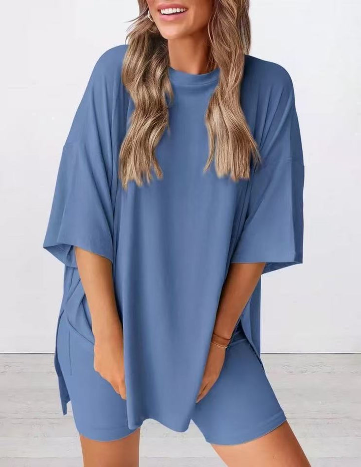 Rikke - Rövid Ujjú Kétrészes Szett