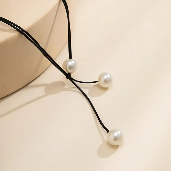 Lullia - Egyszerű Viaszfonal Geometrikus Nyaklánc