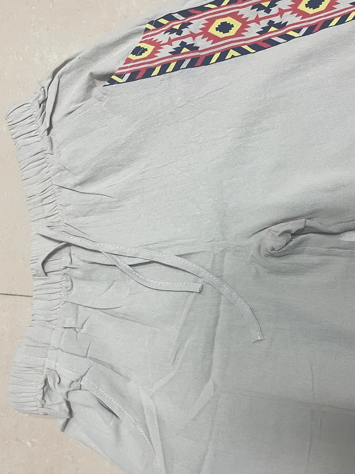 Daniil - Etnikai Stílusú Nadrág Zsebekkel