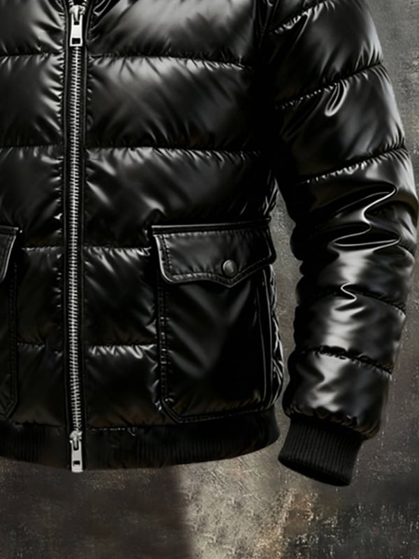 Moussa – Retro Parkás Kabát Szőrme Gallérral