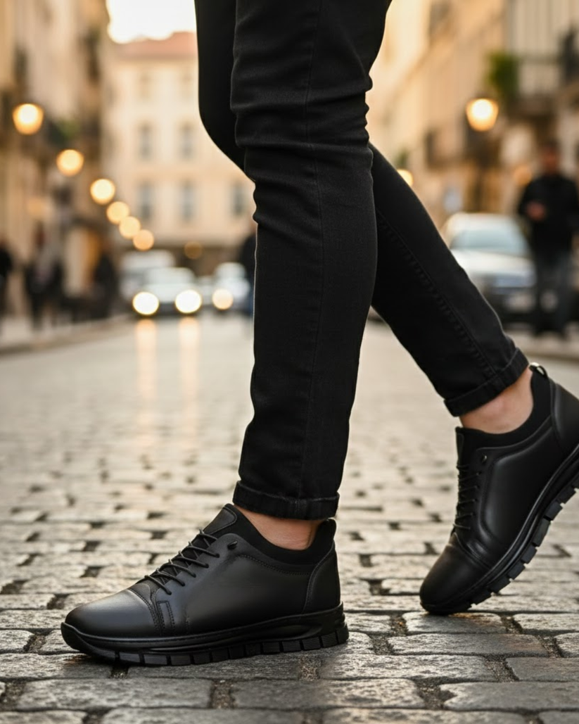 Steffen - Bőr Cipőfűzős Cipő