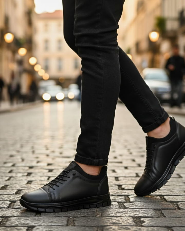 Steffen - Bőr Cipőfűzős Cipő