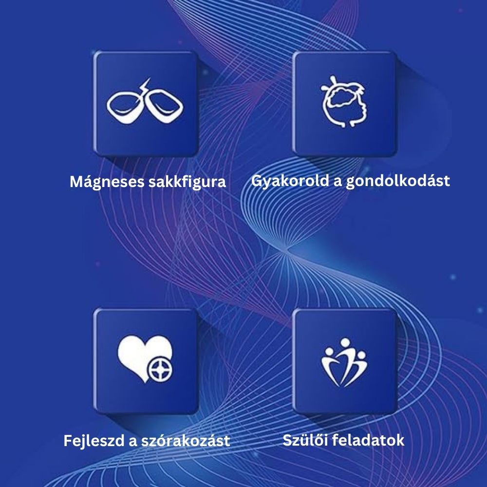 MagnoPlay – Mágneses Sakk Tábla Játék Szórakozáshoz és Tanuláshoz