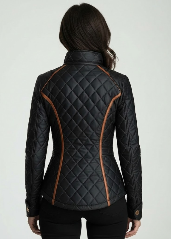 Nandini – Gyémántmintás Steppelt Kabát