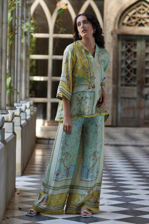 Paulette - Flair Fúzió Virágos Nadrágszett