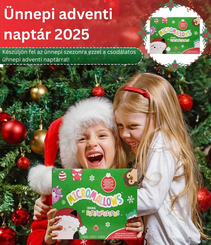 FestiveFuzzies - Karácsonyi Adventi Naptár Plüssbabával