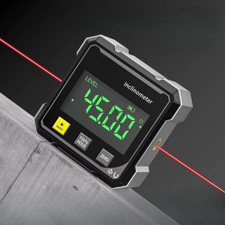MagPro - 4 Oldalas Mágneses Digitális Szögmérő Lézerrel