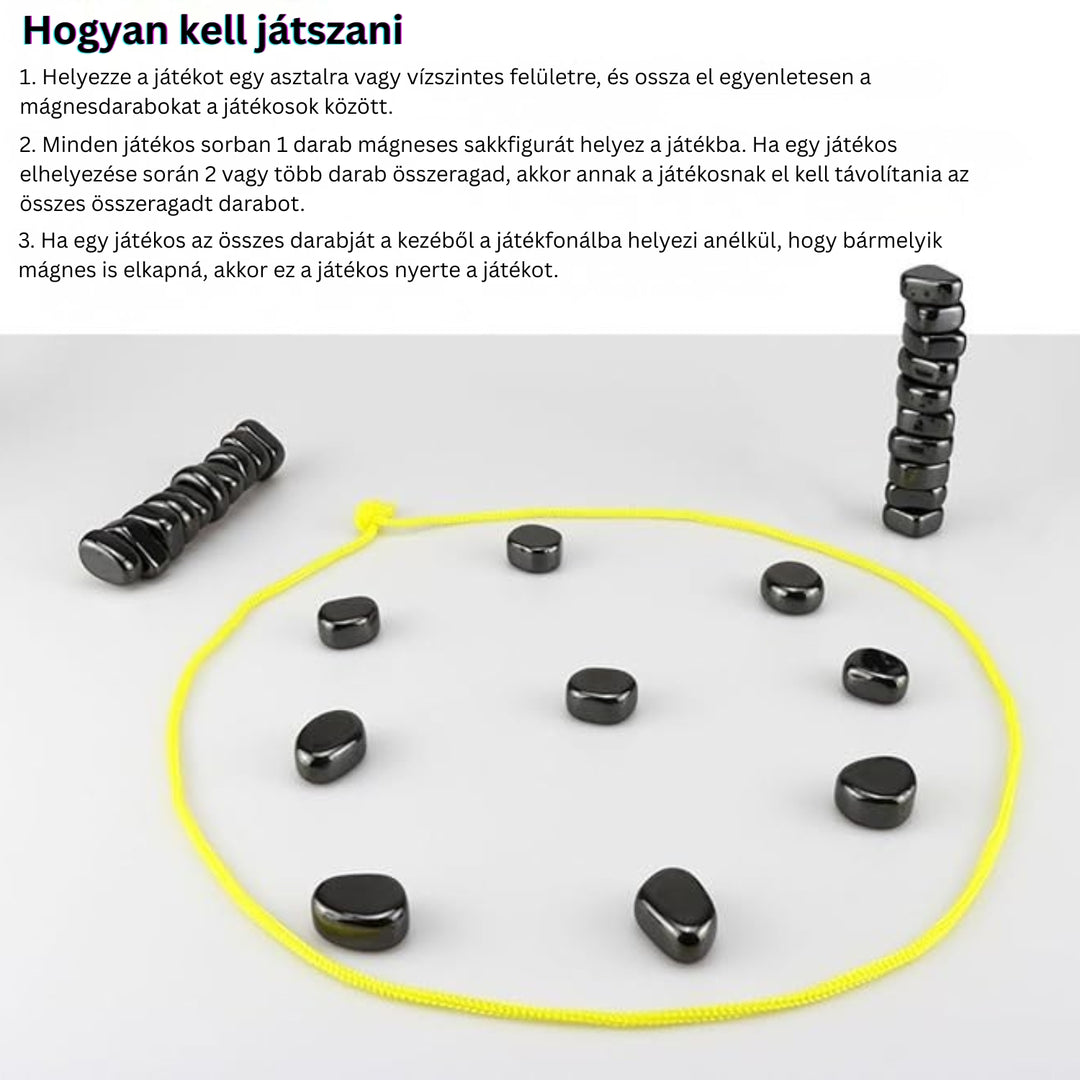 MindSpark – Mágneses Sakk Készlet Szórakoztató Stratégiai Játék Gyerekeknek és Családoknak