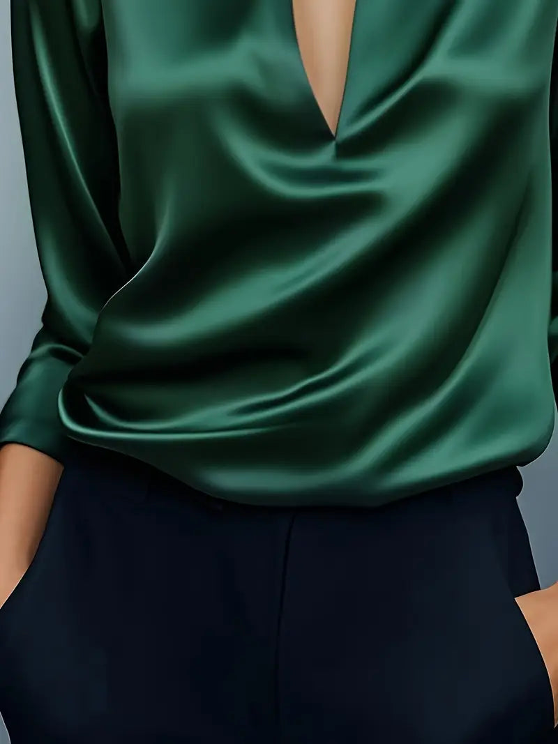 Nadene -  Prémium V-Nyakú Blúz