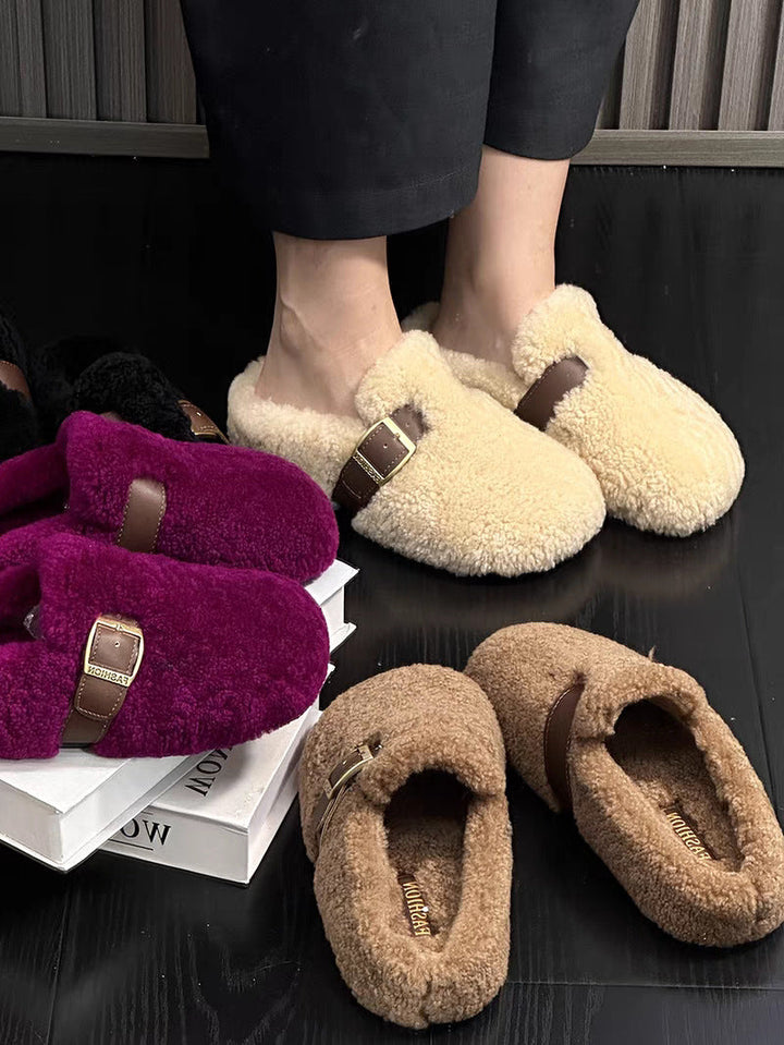 Zilvia - Meleg Báránygyapjú Cipő Tündér Stílusban