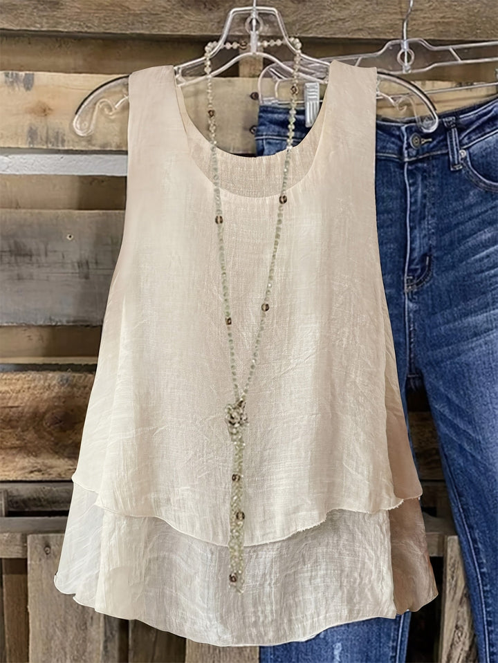 Cressida - Viszkóz Keverékből Készült, Fodros Póló