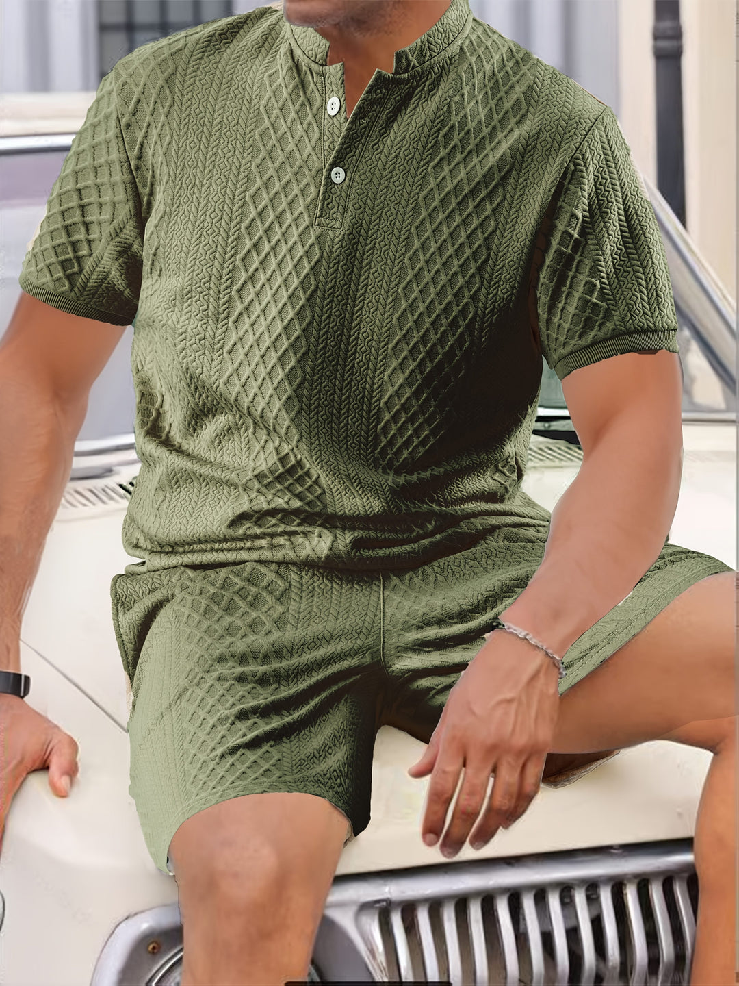 Reginald - Texturált Mintás Kétrészes Szett