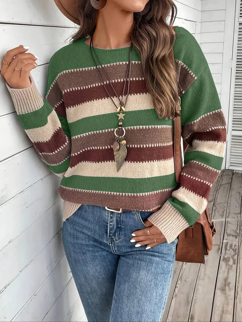 Evdokia - Alkalmi Hosszú Ujjú Pulóver