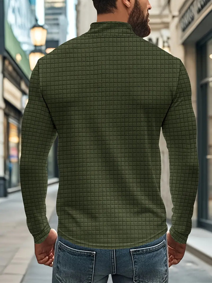 Jarryd - Hosszú Ujjú Pulóver Félcipzárral