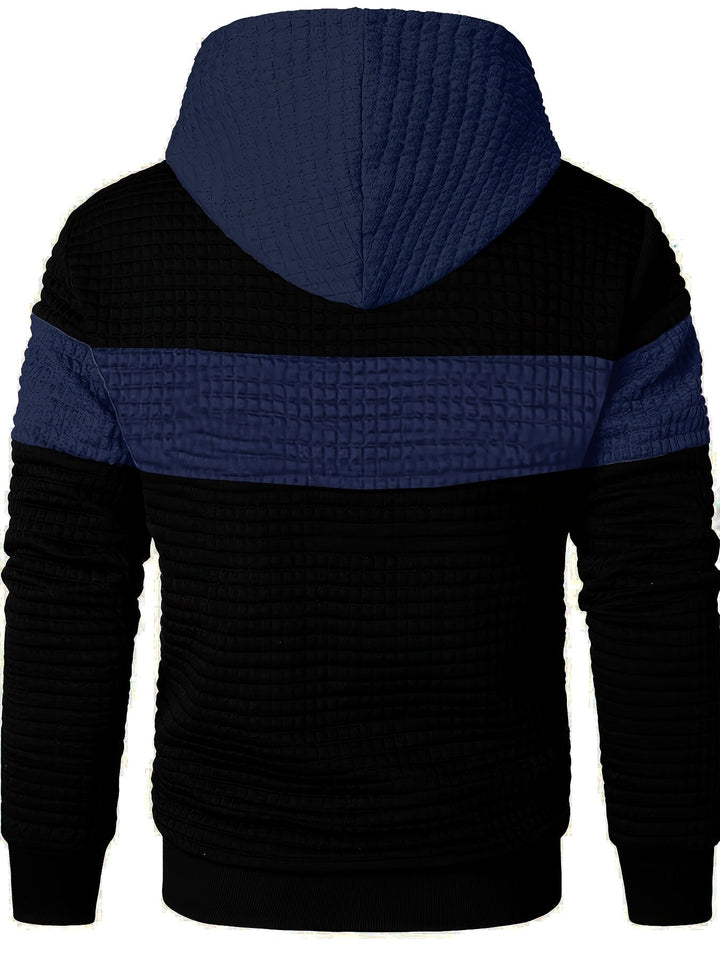 Fredric - Blokkoló Stílusos Kapucnis Pulóver