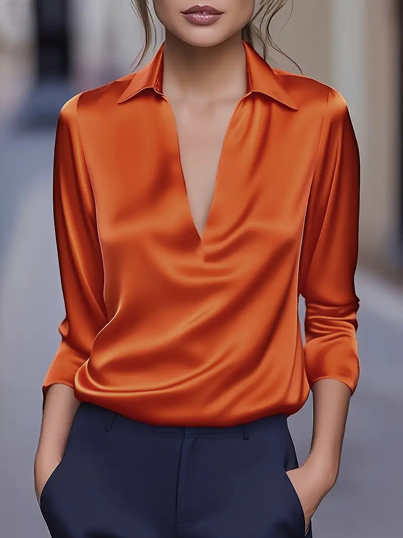 Nadene -  Prémium V-Nyakú Blúz