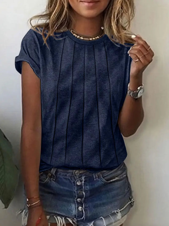 Vitaliya - Alkalmi Rövid Ujjú Póló