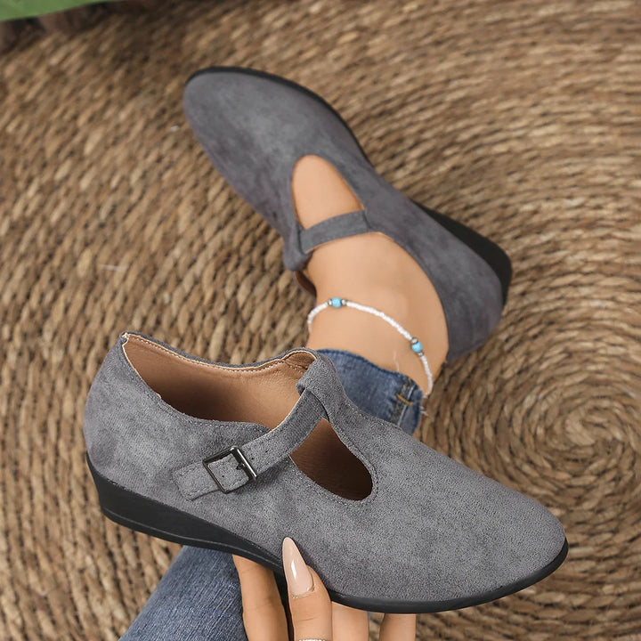 Nannie - Kényelmes Ortopéd Mokaszin Csattal