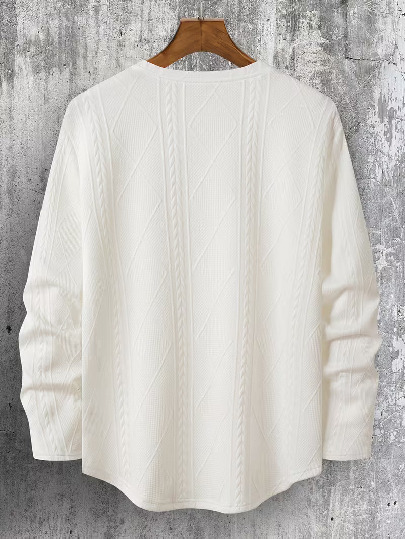 Pauleta - Alkalmi Hosszú Ujjú Kerek Nyakú Pulóver