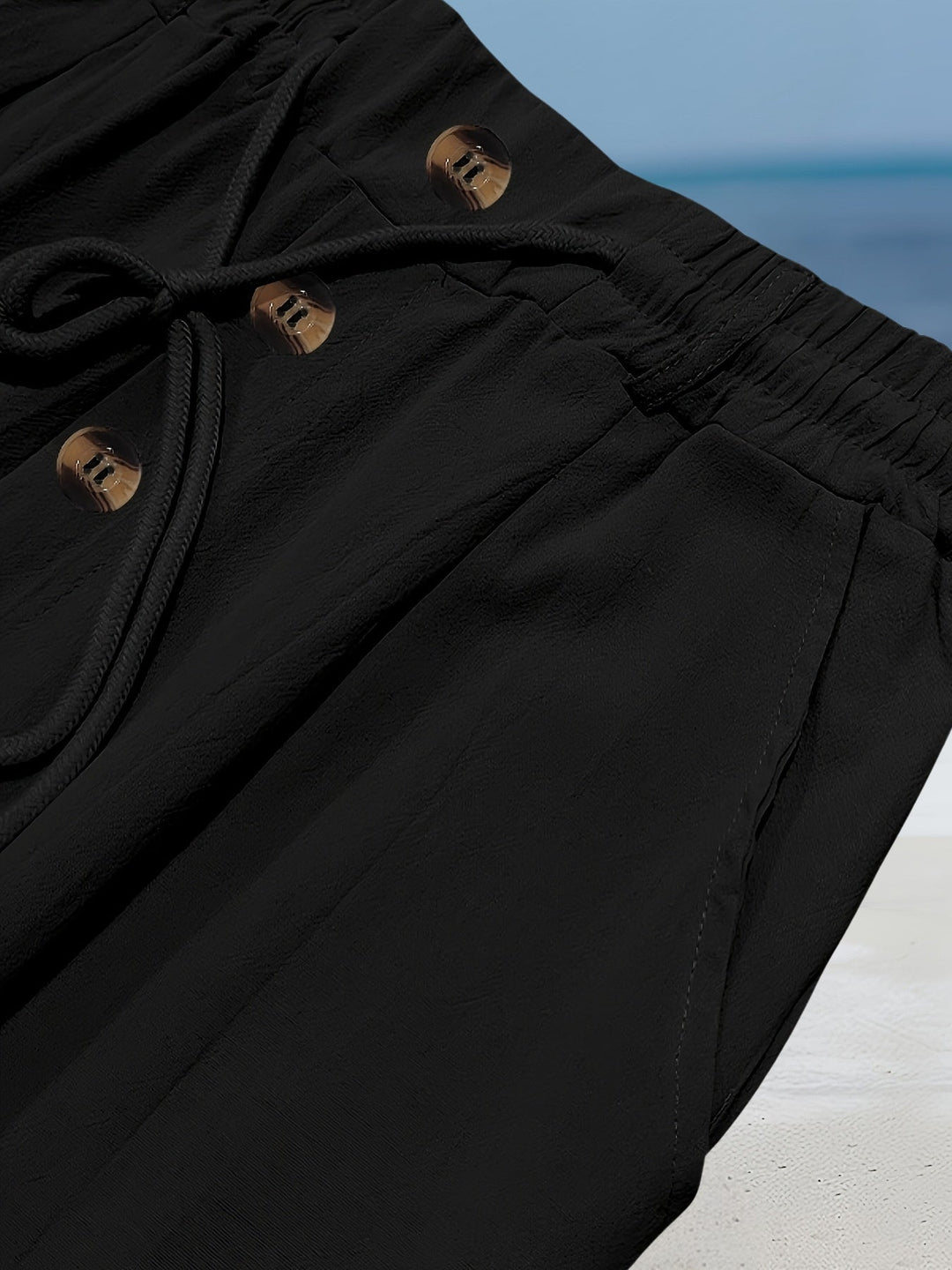 Aznar - Alkalmi Len Elasztikus Nadrág