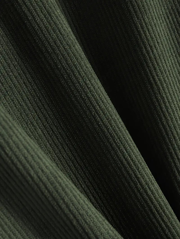 Costas - Kordbársony Textúrájú Kapucnis Pulóver