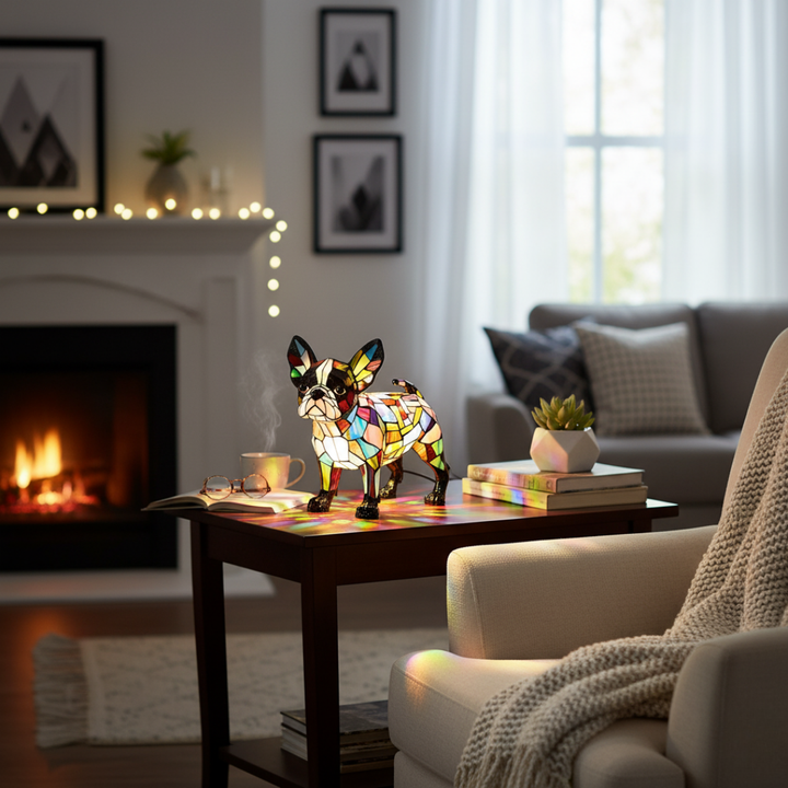 PawLamp – Egyedülálló, Művészi, Aranyos Kutyus Alakú Asztali Lámpa
