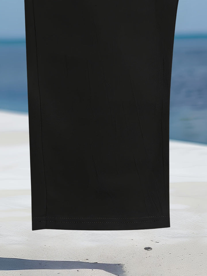 Aznar - Alkalmi Len Elasztikus Nadrág