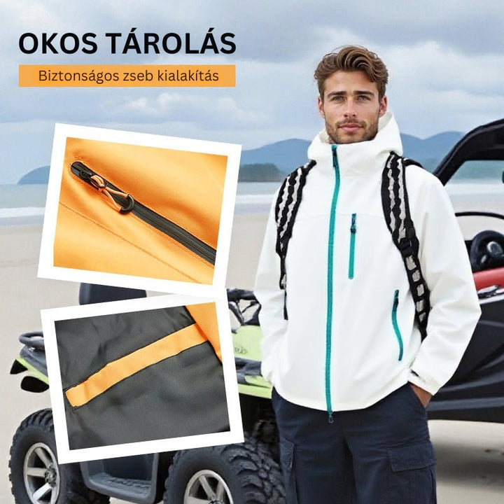 DriftEdge - Vízálló Cipzáras Túra Kabát