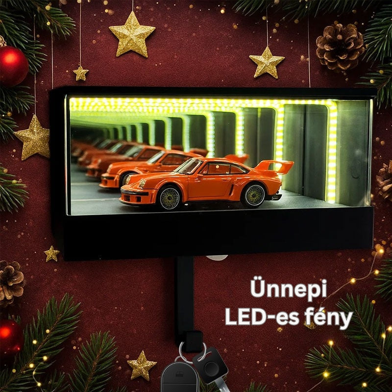 NeonMirror - Végtelen Garázs Kulcstartó