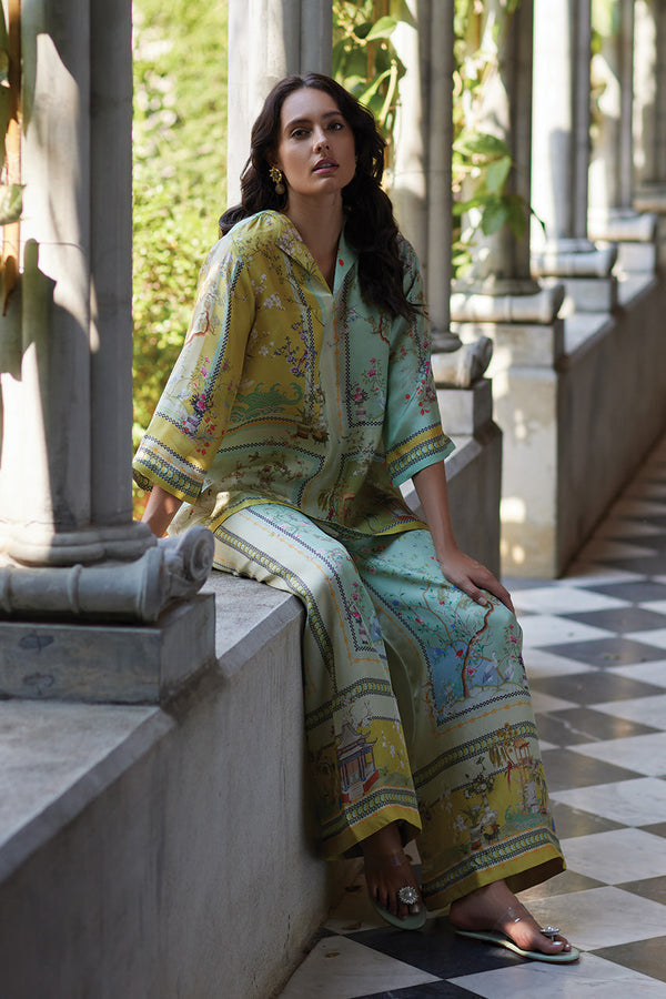 Paulette - Flair Fúzió Virágos Nadrágszett