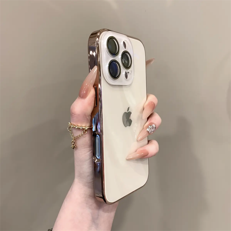 Chromelux – Prémium Galvanizált üveg Lencsetok iPhone Hoz