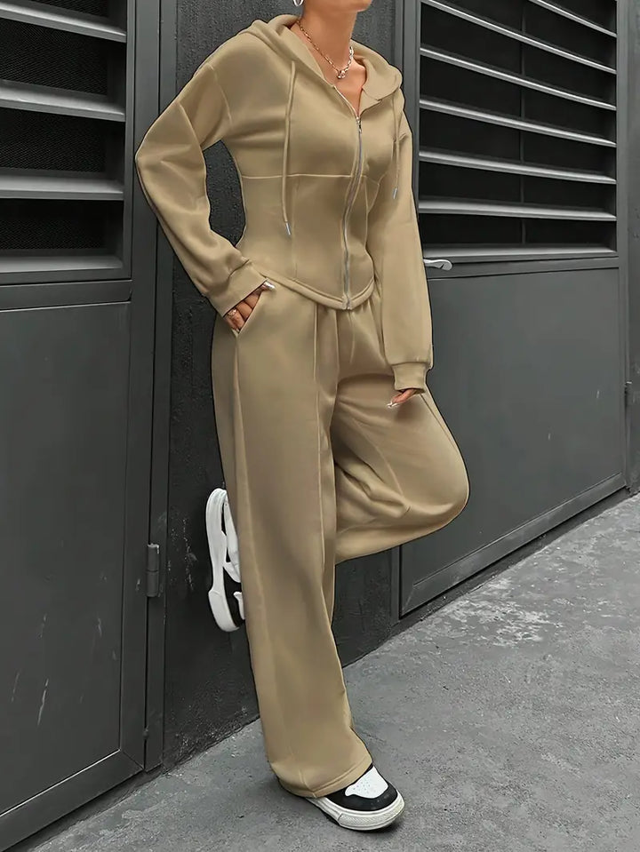 Nanci - Alkalmi Hosszú Ujjú Kétrészes Szett