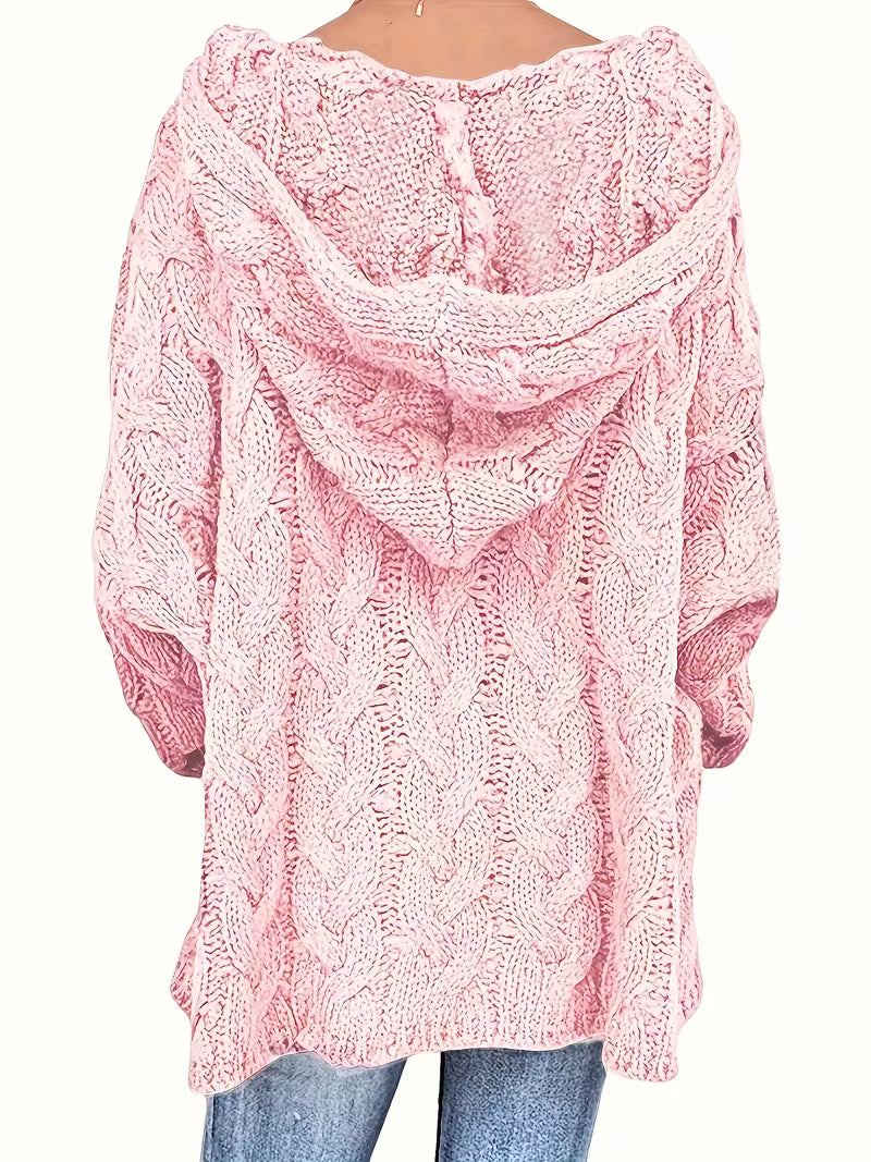 Miette - Alkalmi Hosszú Ujjú Kötött Pulóver