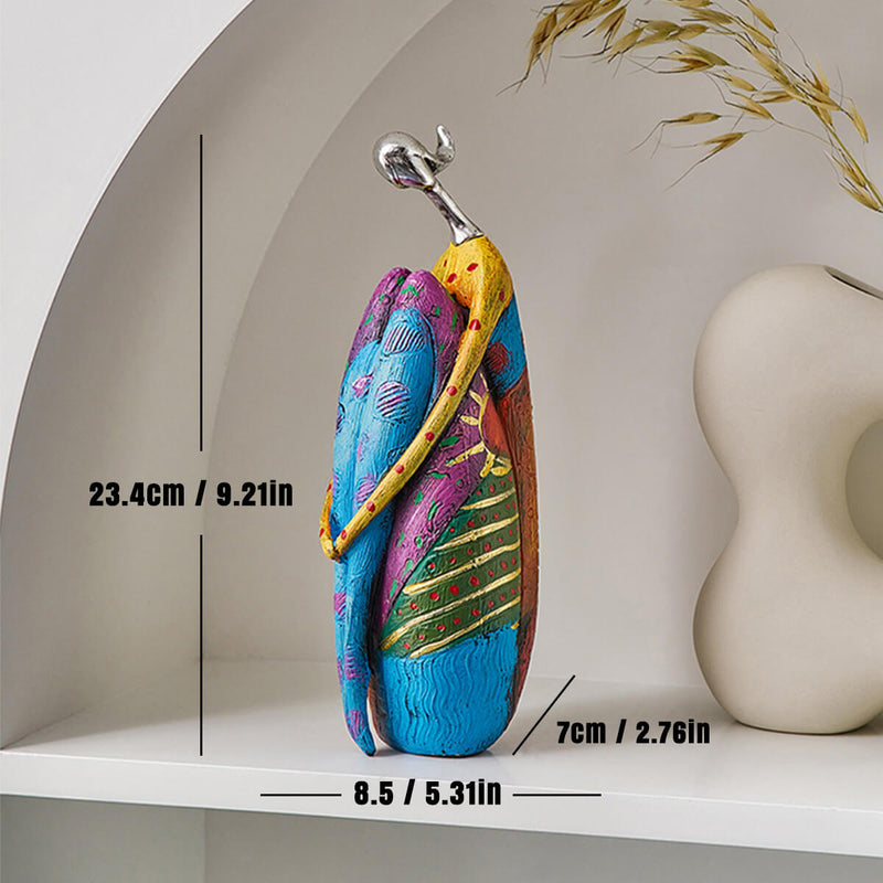 ArtMira - Absztrakt Színes Női Szobrok