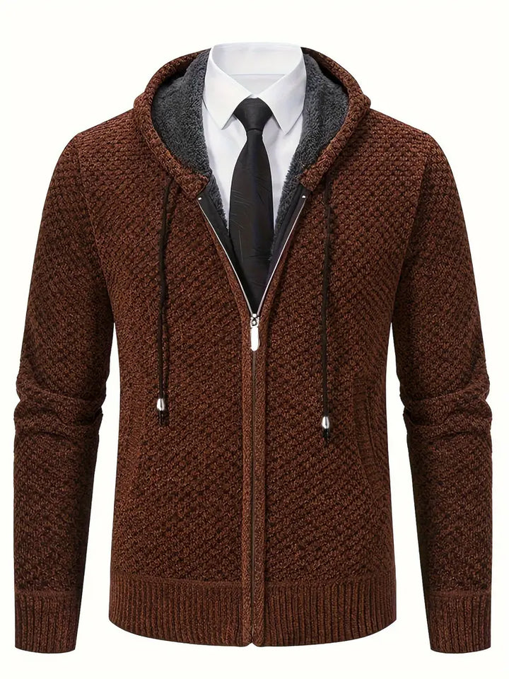 Kyrie - Cipzáras Kapucnis Kabát Zsebekkel