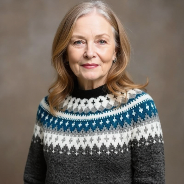 Serena - Kézzel Készített Gyapjú Pulóver