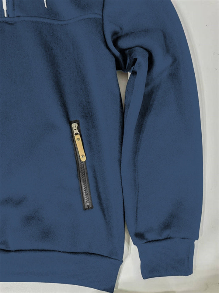 Mohinder - Alkalmi Hosszú Ujjú Kapucnis Pulóver