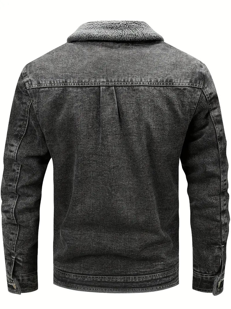 Geoffroy - Vintage Farmerdzseki Polár Béléssel