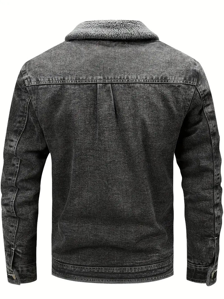 Geoffroy - Vintage Farmerdzseki Polár Béléssel