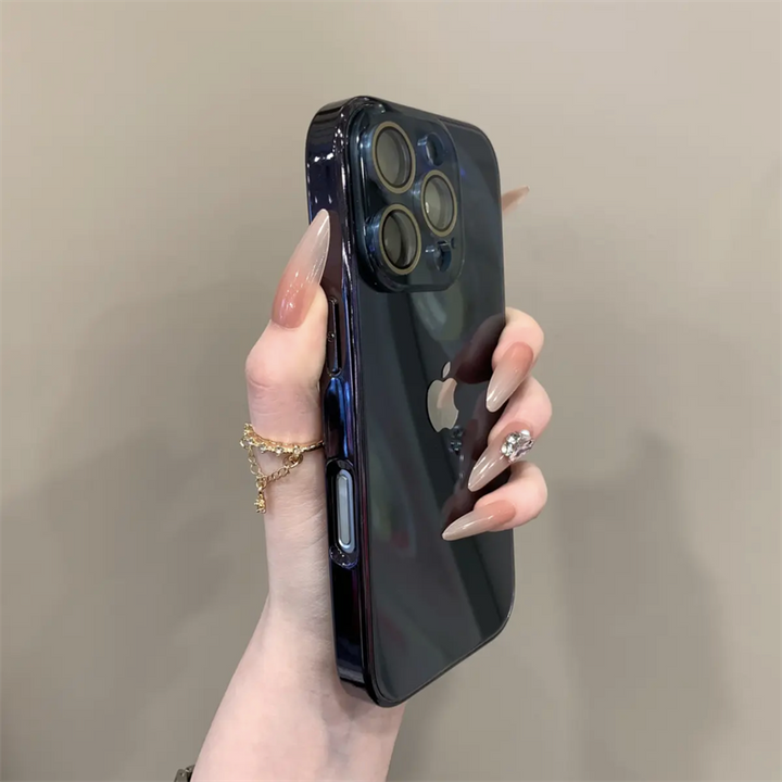 Chromelux – Prémium Galvanizált üveg Lencsetok iPhone Hoz