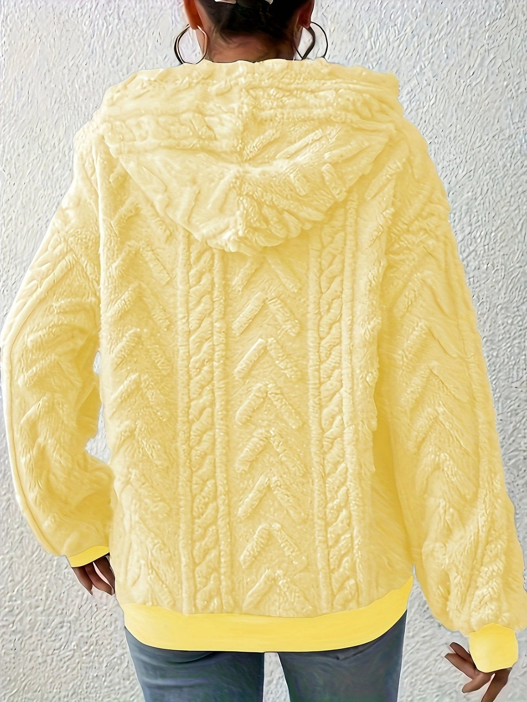 Andrine - Hosszú Ujjú Kapucnis Kabát