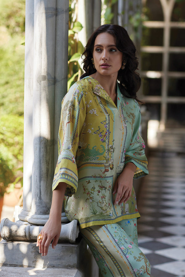 Paulette - Flair Fúzió Virágos Nadrágszett