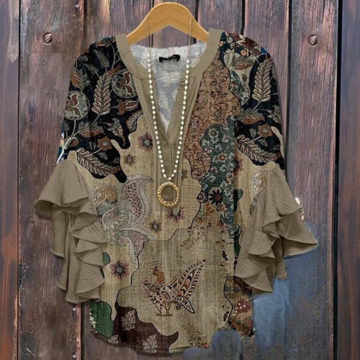 Jaycie – Elegáns Blúz Mintákkal