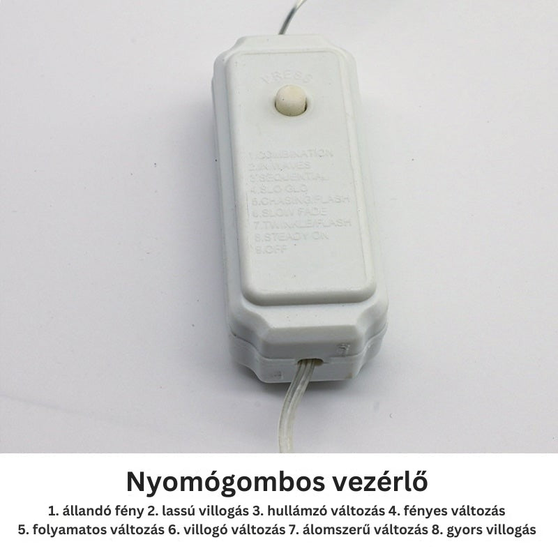 TwinkleWire - Rézvezetékes Tűzijáték Láncvilágítás Távirányítóval