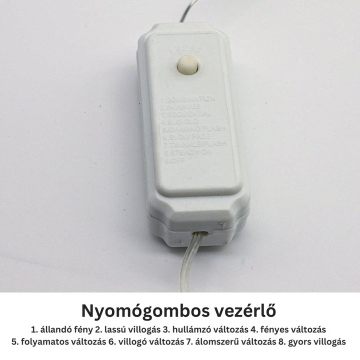 TwinkleWire - Rézvezetékes Tűzijáték Láncvilágítás Távirányítóval