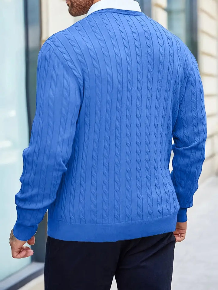 Jonty – Kötött Hosszú Ujjú Garbós Pulóver