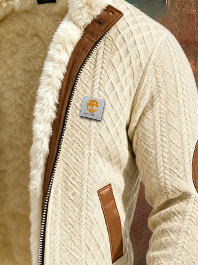 Claudio – Retro textúrájú kötött kabát