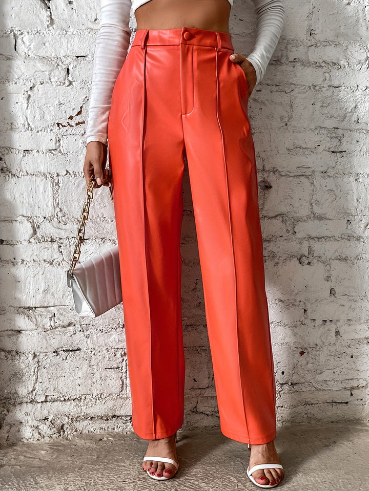 Francine – Alkalmi Hosszú Nadrág Díszítő Varrással