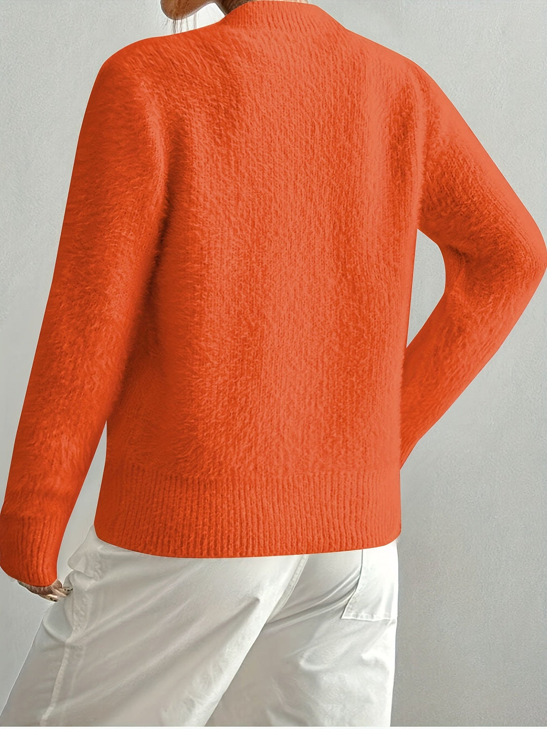 Smelissa – Szív Gombos Hosszú Ujjú Kötött Kardigán